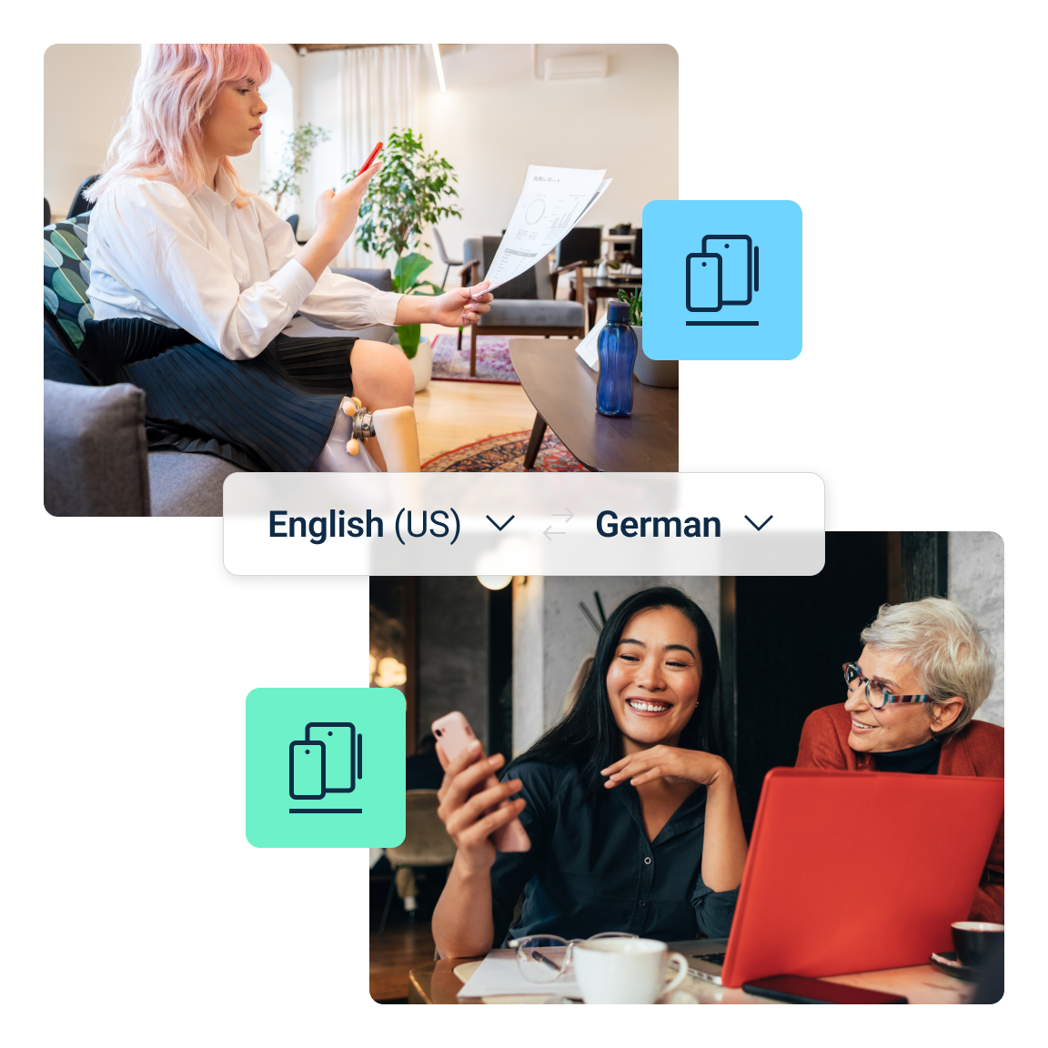 DeepL mobile translation workflow